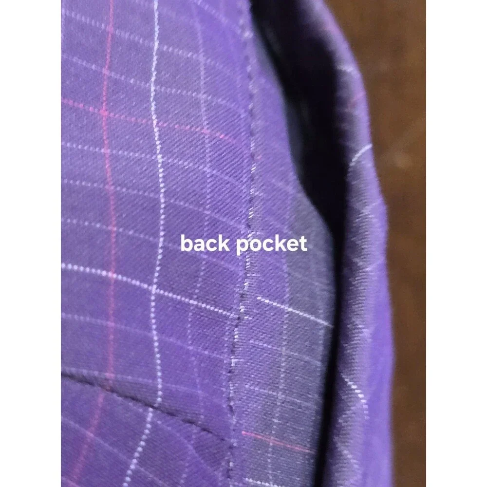 Nike Golf Women’s Size 8 Purple Plaid Bootcut Flare Pants NWOT